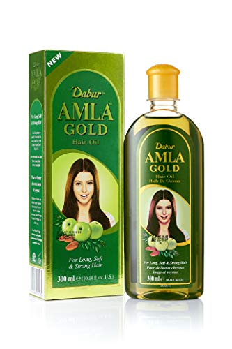 Dabur Amla Gold - Olio per capelli a base di amla, 300 ml