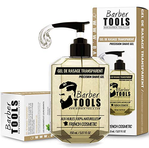 Barber Tools Gel da Barba Trasparente per la Rasatura dei Contorni della Barba, 150 ml