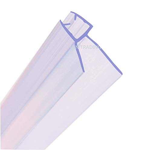 HNNHOME - Guarnizione per schermo di vasca/doccia, per vetro dritto/curvo da 4-6 mm,  distanza fino a 20 mm