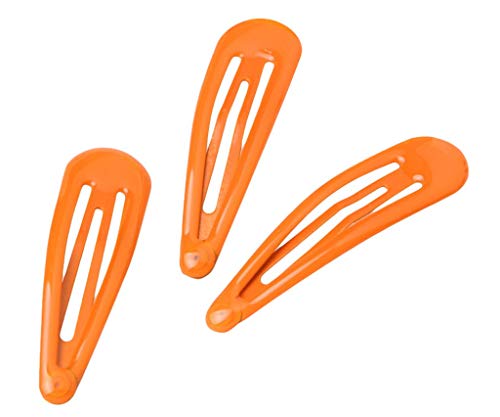 VPbao - Set di 12 fermagli per capelli per donne e donne e NA, colore: Arancione e rosso, cod. VPbao-180920LQ005