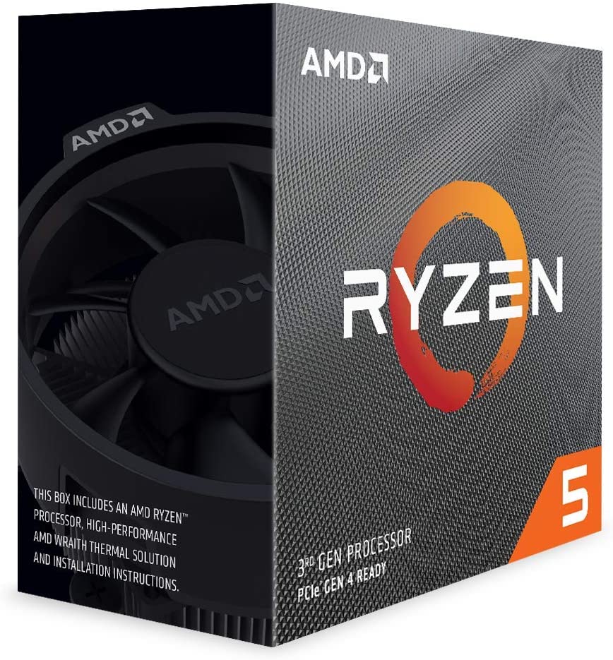 AMD Ryzen 5 3600 Processore (6C / 12T, 35 MB di cache, 4,2 GHz Max Boost)