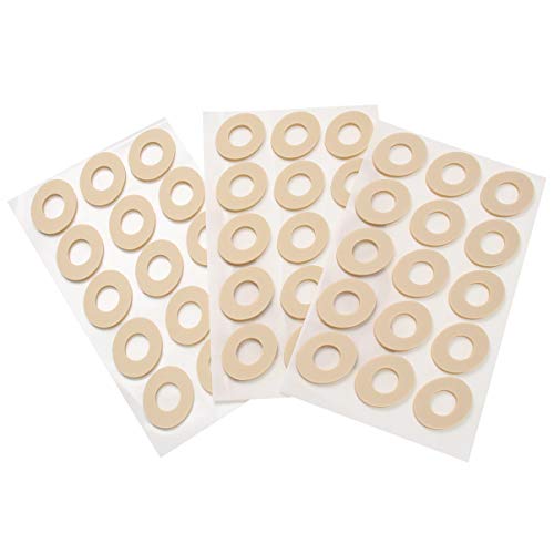 SUPVOX 45pcs cuscini callo autoadesivi antisdrucciolo impermeabili ovali per le dita dei piedi