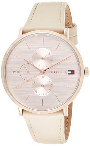 Tommy Hilfiger Orologio Multi-quadrante Quarzo Donna con Cinturino in Pelle 1781948