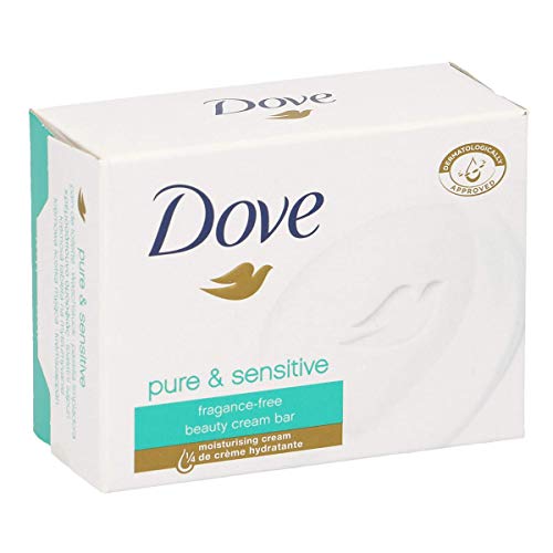 Dove Pure e Sensitive - Pastiglia detergente per pelli sensibili con tecnologia Micellar