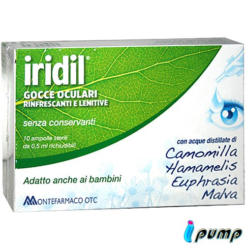 Iridil gocce oculari rinfrescanti 10 monodose