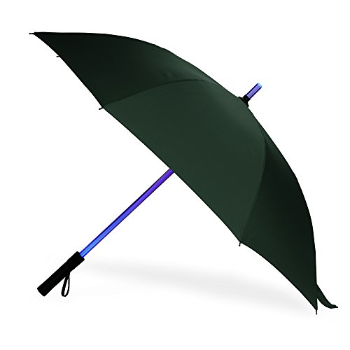 Ombrello con LED Spada Laser e Torcia Integrata resistente Ombrelli Pioggia da Esterno Antivento… (Verde)