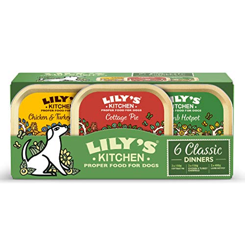 Lily's Kitchen Cibo Umido per Cani Classic Dinner Multipack - Pacco da 6 x 150 g