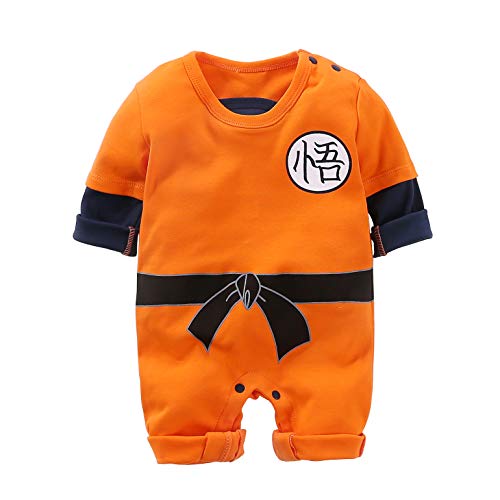 Bealbaby Shopping Tuta per Neonato Wukong Baby Lovely Manica Lunga Cartoon Pagliaccetto Vestiti per Bambini