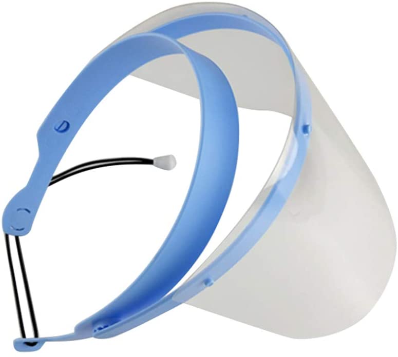 zroven Visiera dentale professionale per protettore dentale staccabile 1 telaio con 10 pellicole per visore Anti-nebbia antiappannamento