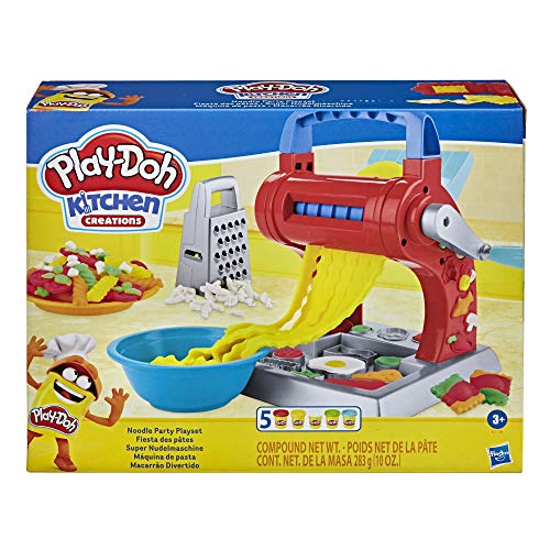 Play-Doh - Set per la Pasta (Playset Kitchen Creations con 5 vasetti di Pasta da Modellare Play-Doh)
