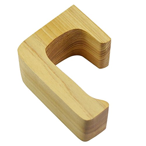 In legno under-desk cuffie supporto/supporto per cuffie/Headset Holder/Desk display Hanger con adesivi per casa e ufficio