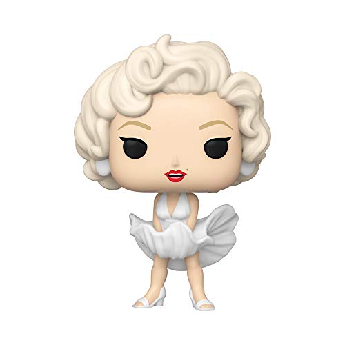 Funko- Pop Icons: Marilyn Monroe (White Dress) Figura da Collezione, Multicolore, 46771