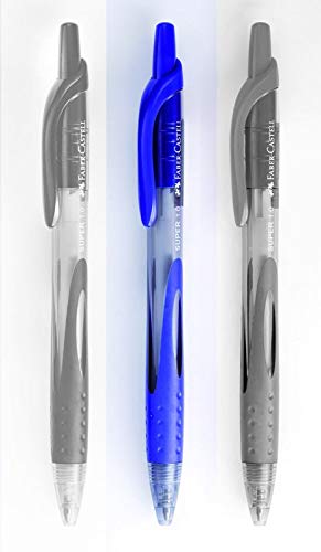 Faber-Castell 143851 Super Penna a scatto, colore Blu, 12 pezzi