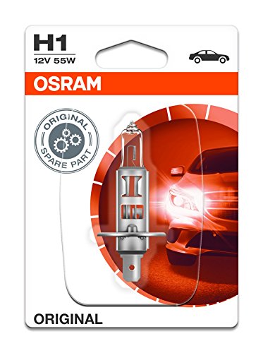 OSRAM Original 12V H1 Lampada alogena per proiettori 64150-01B - Blister singolo
