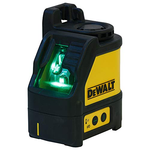 DeWalt dw088cg-xj verde fascio laser a croce con custodia per il trasporto, giallo/nero