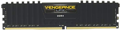 Corsair Vengeance LPX Memorie per Desktop a Elevate Prestazioni, 16 GB (2 X 8 GB), DDR4, 2666 MHz, 1,2 V, C16 XMP 2.0, Nero, dissipatore calore