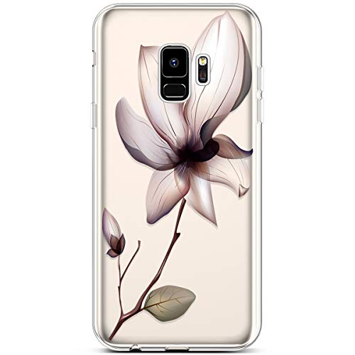 Robinsoni Cover Compatibile con Samsung Galaxy S9 Cover Silicone Colorate Clear View Trasparente Cover Morbido Flessibile Caso Antiurto Cover Sottile Cartoni 360 Gradi Bumper di Gomma para Galaxy S9