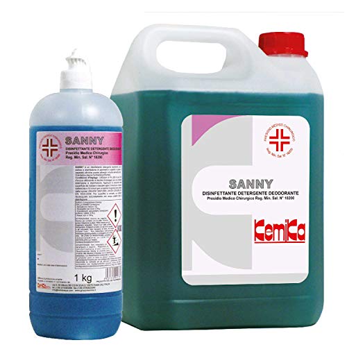 Kemika- Sanny kg 1 Disinfettante detergente deodorante - Reg. M.S. n° 18200