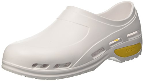 Scarpa professionale ultra leggera, zoccoli sanitari in gomma, mizura 43, colore bianco