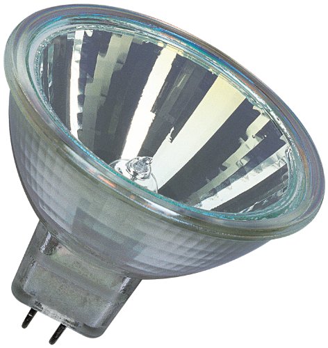 Osram 44865WFL - Set da 10 pezzi di lampadine alogene Decostar 51s, 12 Volt, 35 Watt, attacco Gu5.3, 36, con riflettore a specchio, luce fredda, vetro protettivo, diametro 51 mm
