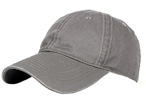 Fablcrew, berretto da baseball, unisex, regolabile, da ciclismo, trekking, tempo libero Grey 55-59 cm