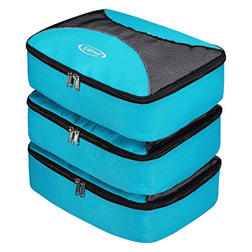 G4Free 3pcs/6pcs/7pcs Packing Cubes Organizzatore di Valigie Organizzatore di Valigie Bagagli Set da Viaggio