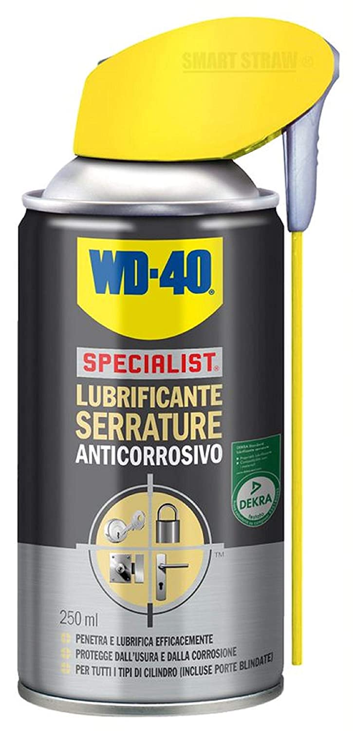 WD-40 Specialist - Lubrificante Serrature Spray Anticorrosivo con Sistema Doppia Posizione, 250 ml