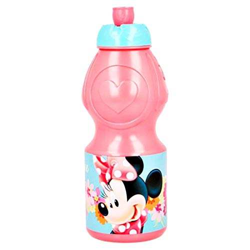 Minnie Mouse – Bottiglia Borraccia Sport plastico 400 ml, Stor 14532