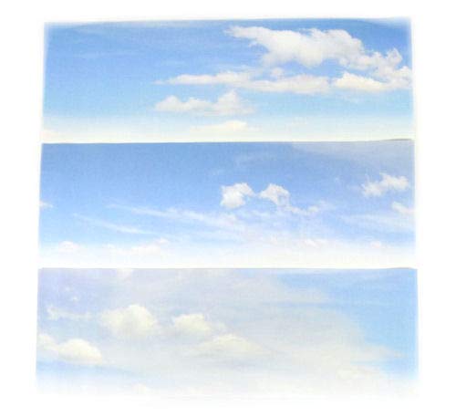 Gaugemaster GM755 Cloudy Sky Small Photo Backscene (1372x152mm)