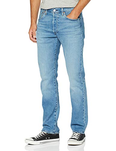 Levi's 501 Original Fit Jeans, Ironwood Overt, 34W / 32L Uomo