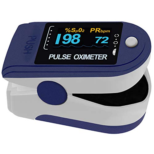 PULOX PO-200 solo pulsossimetro sensore di saturazione di ossigeno e polso cardiofrequenzimetro di colori diversi con OLED display