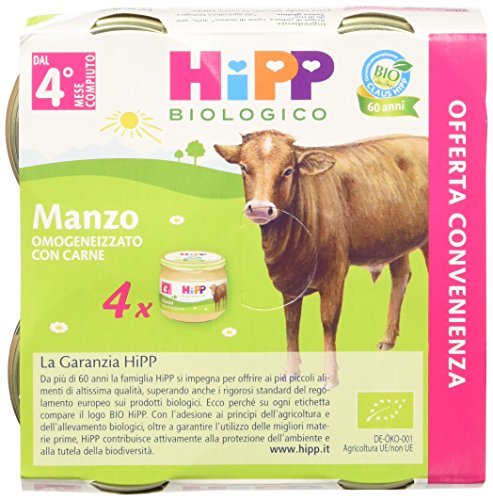 Hipp Omogeneizzato Multipack Manzo - 24 vasetti da 80 g