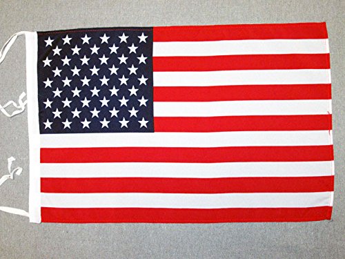 AZ FLAG Bandiera Stati Uniti 45x30cm - BANDIERINA Americana – USA 30 x 45 cm cordicelle