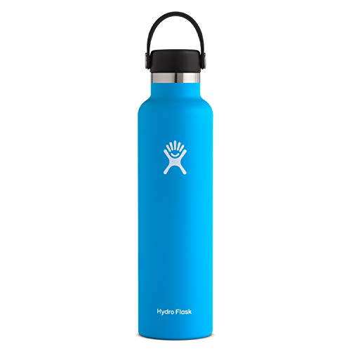 HYDRO FLASK 24 oz. Standard Mouth Flask, 0.71 Litri, 18/8 Stainless Steel, Pacific