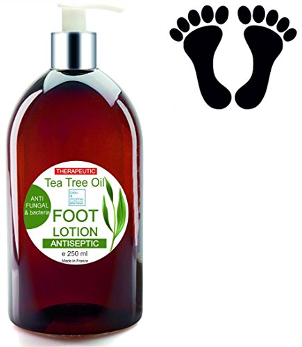 Crema di piedi Ultra Idratante terapeutica con olio di albero di tè Purificante Anti Hongos 250 ml – Deodorante Piedi