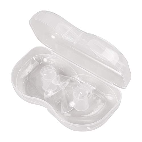SUPVOX Proteggi capezzoli in silicone per allattamento paracapezzoli con scatole 2 pezzi