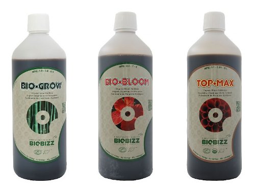 BioBizz - Bio Grow - Bio Bloom - Top Max - 1L di ogni