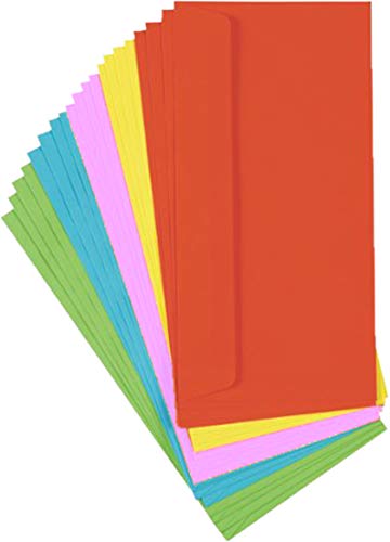 Buste colorate lunghe DIN 680, 20 pezzi