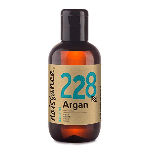 Naissance Olio di Argan del Marocco 100ml - Puro e Naturale, Anti-età, Antiossidante, Vegan, Senza Esano, Senza OGM - Idratante Naturale per Viso, Capelli, Pelle, Barba e Cuticole