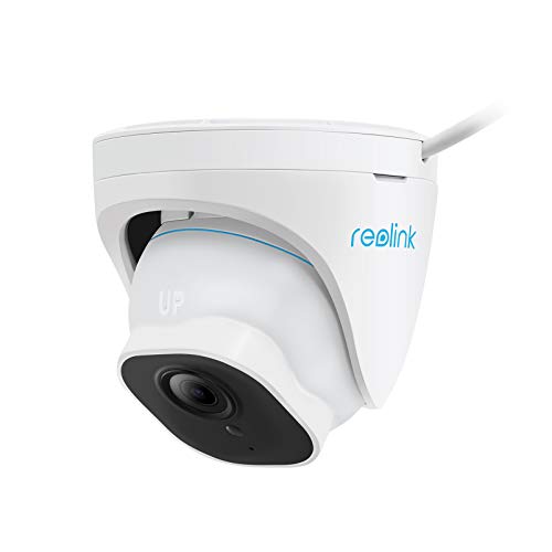 Reolink 4K Ultra HD Telecamera di Sicurezza Poe con rilevazione Umana/Veicolo, Dome CCTV IP Telecamera per Esterno con allarmi di Movimento Intelligente, IP66 Resistente alle intemperie (RLC-820A)