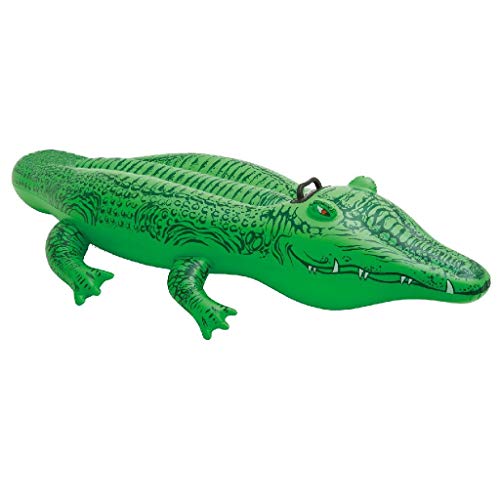 Intex 58546 - Cavalcabile Alligatore, Verde, 168 x 86 cm