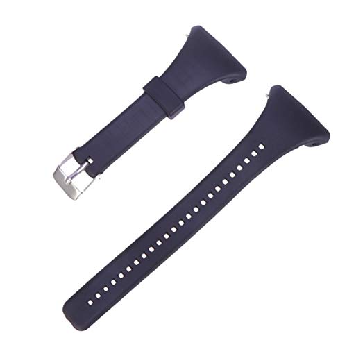 NICERIO cinturino per orologio compatibile con polar ft4 / ft7 cinturino in plastica per uomo cinturino di ricambio per cinturino con cinturino a sgancio rapido per uomo e donna (nero)