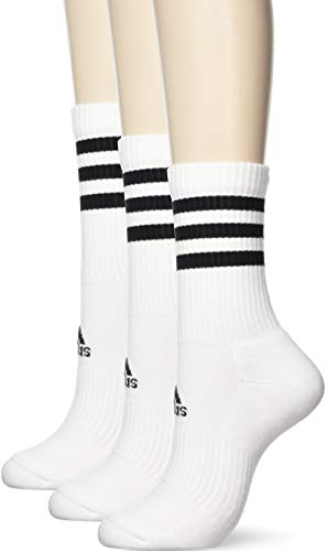 Adidas 3s CSH Crw3p, Socks Uomo, White/White/White, M