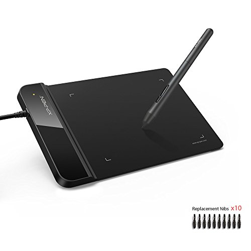 XP-PEN G430S Tavoletta Grafica 4x3 Pollici per OSU! Pen Tablet con Penna 8192 Livelli della Sensibilità 266 RPS Nero