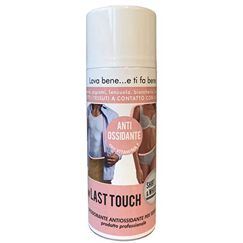 Spray Per Tessuti S&W Last Touch - Salvatessuti Mangiaodori Igienizzante Profumato - Rampi - Previene le Tarme Ideale per Intimo e Biancheria