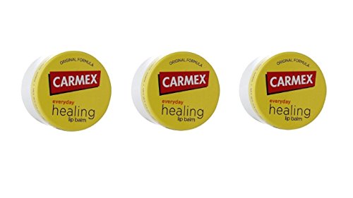 Carmex Lip Treatment, trattamento per labbra, balsamo per labbra, 3 vasetti, prodotto degli USA