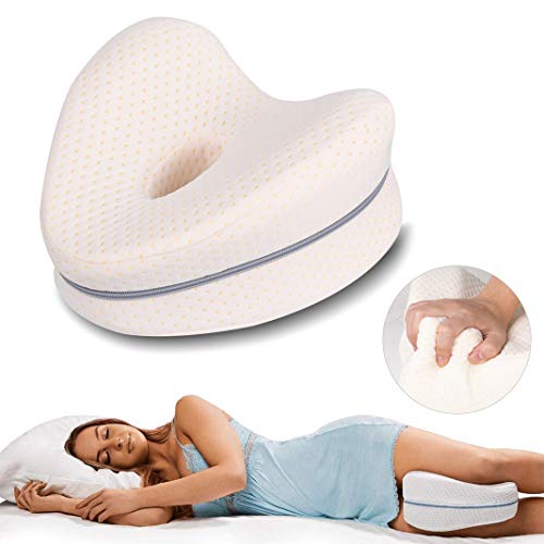 Dioxide Leg Pillow Dispositivo Medico Morbido Cuscino Memory Foam per Gambe Aiuto Posizione Corretta per Dormire Contro Mal di Schiena e Problemi Posturali