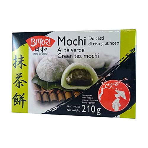 Mochi Dolce Giapponese Gusto Matcha Tea Verde - Biyori 210g