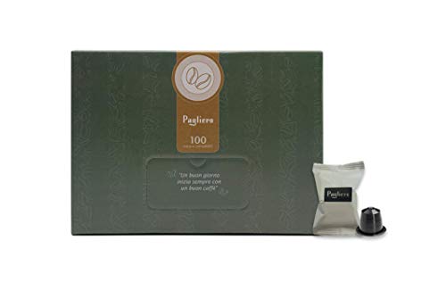 Caffè PAGLIERO Cremoso - Pack da 100 Capsule - Compatibile con le macchine Nespresso® ad uso domestico