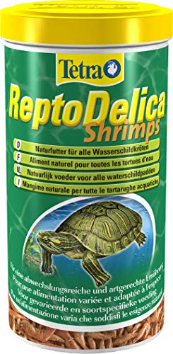 Tetra 169265 ReptoDelica Shrimps - Gamberi interi per tartaruga d'acqua, 1 L
